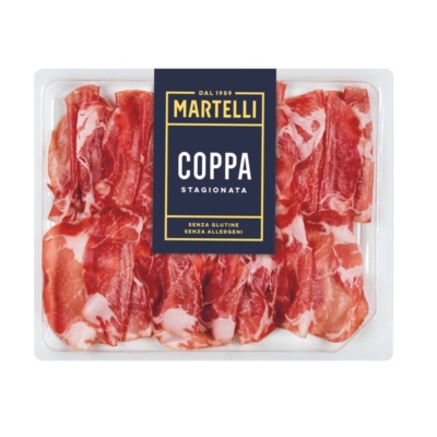 Coppa affettata coppa affettata martelli salumi