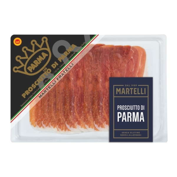 Il nostro Prosciutto crudo italiano affettato Martelli