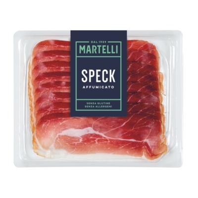 Speck affettato Martelli salumi speck affettato