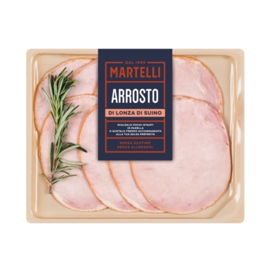 lonza di maiale affettata lonza affettata martelli salumi