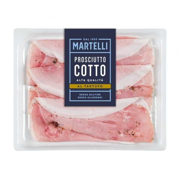 Prosciutto cotto Al Rosmarino Alta Qualita affettato Martelli