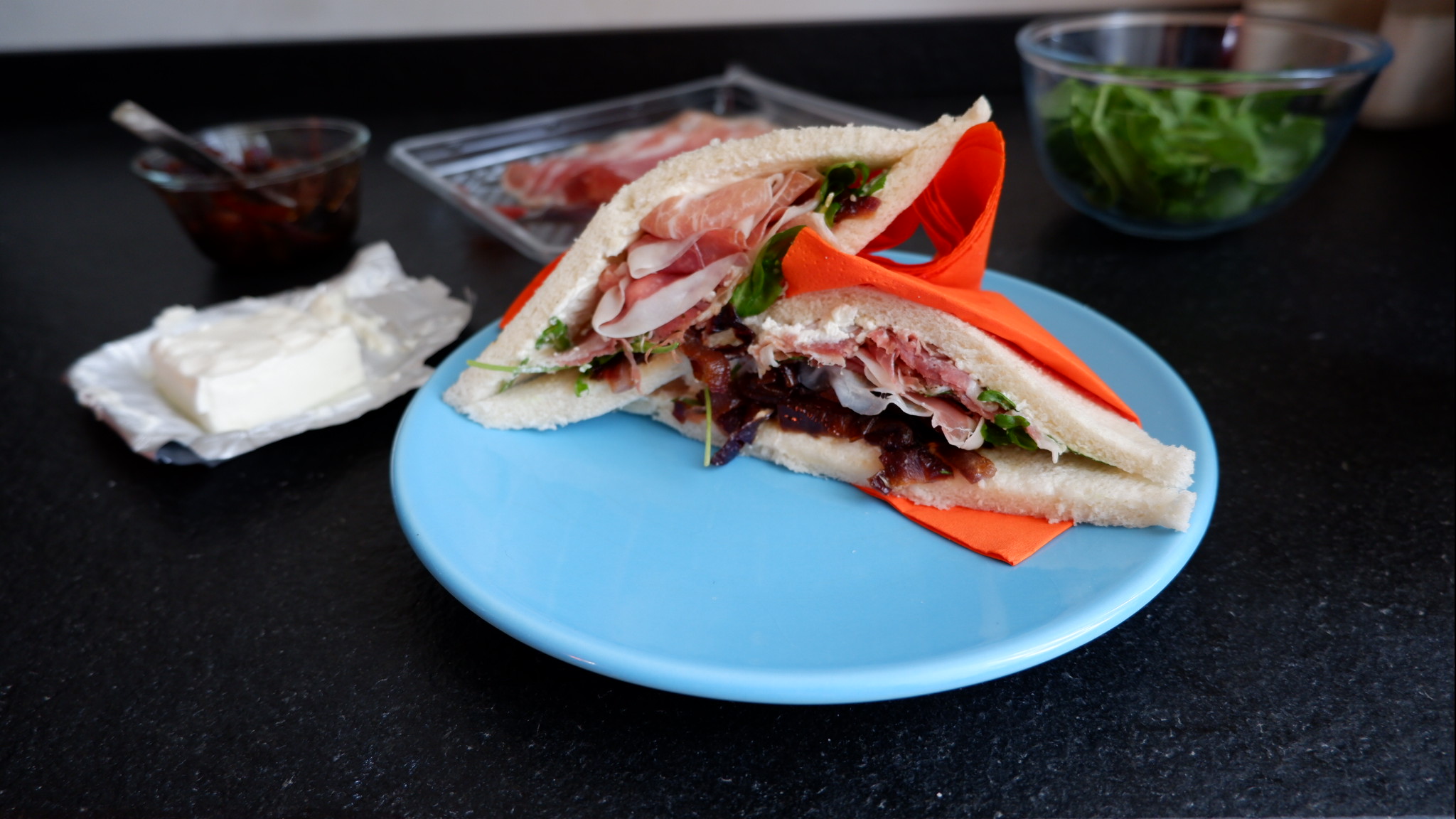 tramezzino veneziano prosciutto San Daniele