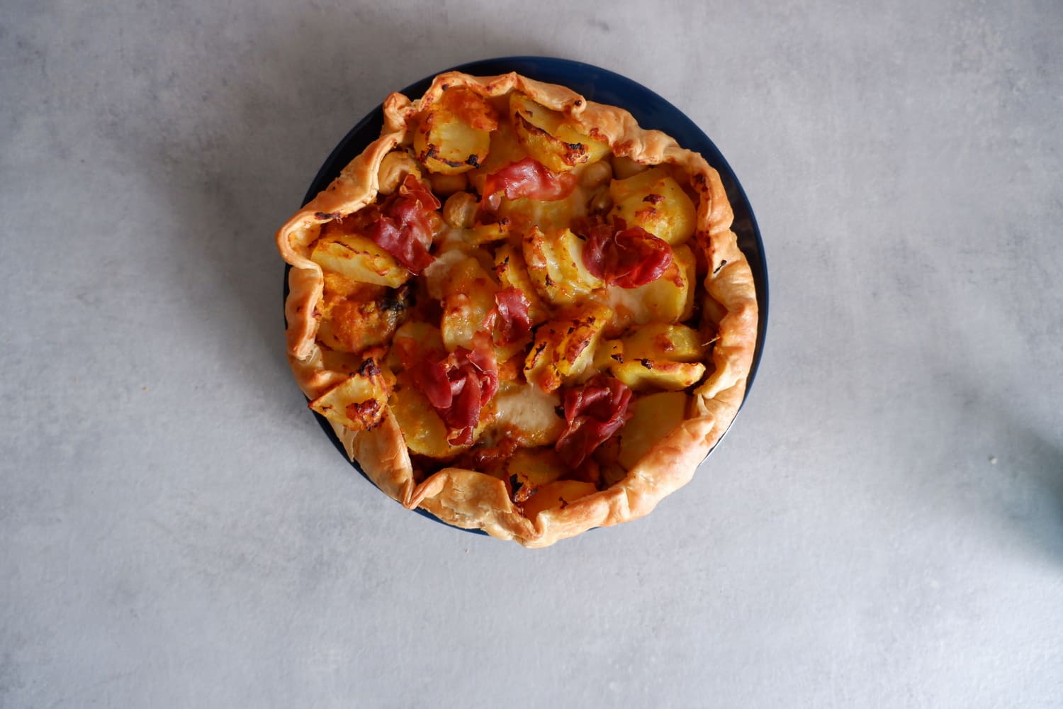 torta salata prosciutto crudo e zucca