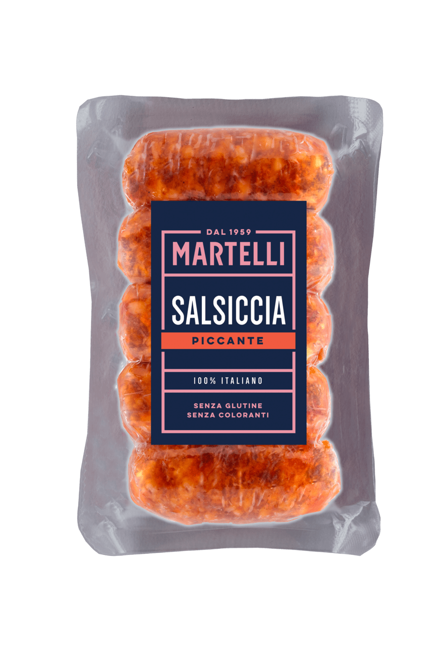 salsiccia piccante martelli 300 grammi